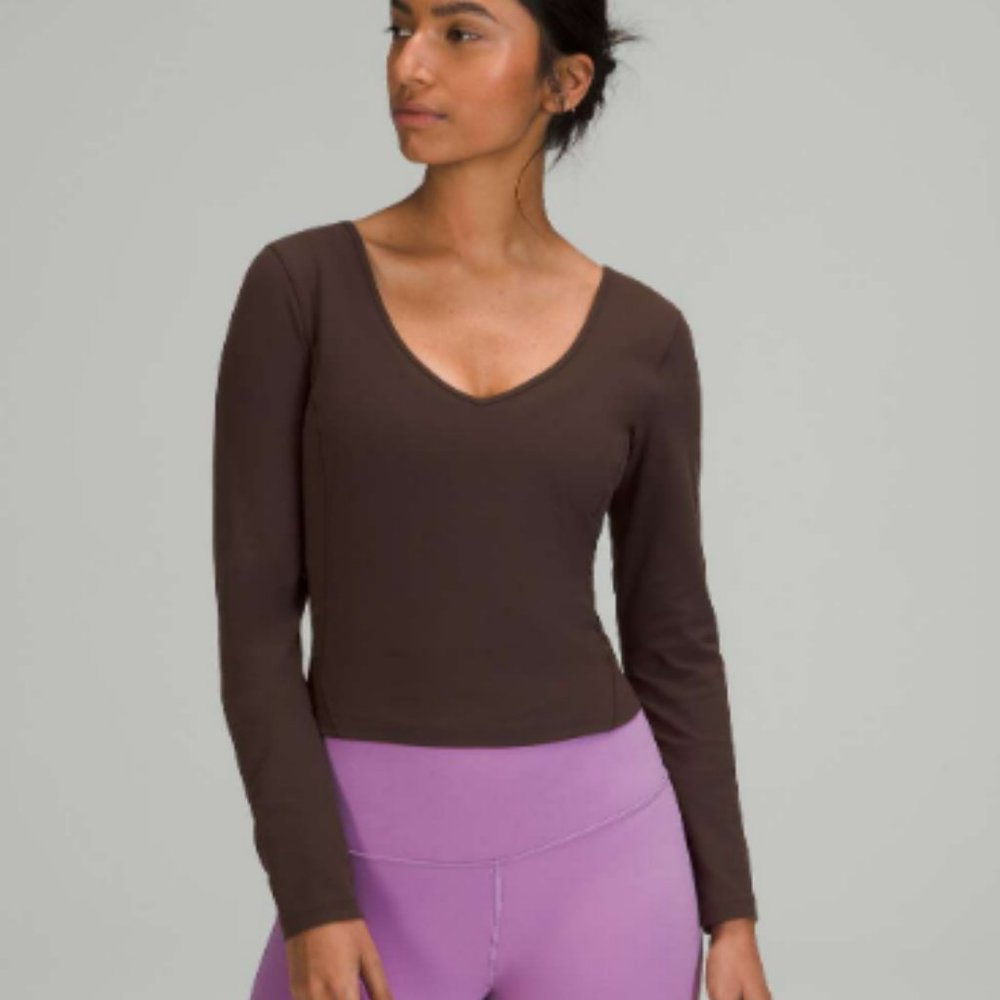 Lululemon Align Long Sleeve Shirt French Press